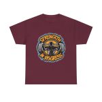Strength In Progress Maroon Color T-Shirt For Unisex Heavy Cotton Tee