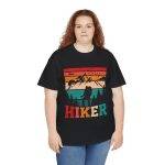 Hiker Vintage Graphic Unisex Heavy Cotton Tee - Perfect for Outdoor Adventures