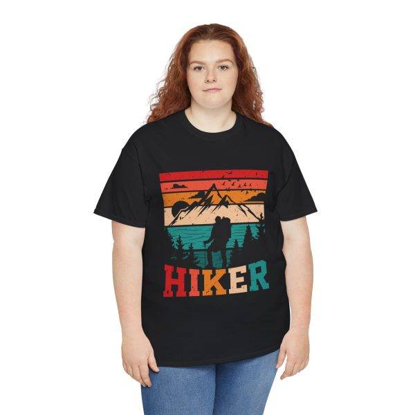 Hiker Vintage Graphic Unisex Heavy Cotton Tee - Perfect for Outdoor Adventures