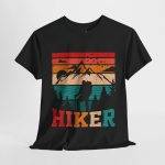 Hiker Vintage Graphic Unisex Heavy Cotton Tee - Perfect for Outdoor Adventures