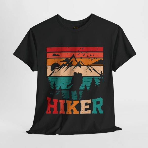 Hiker Vintage Graphic Unisex Heavy Cotton Tee - Perfect for Outdoor Adventures