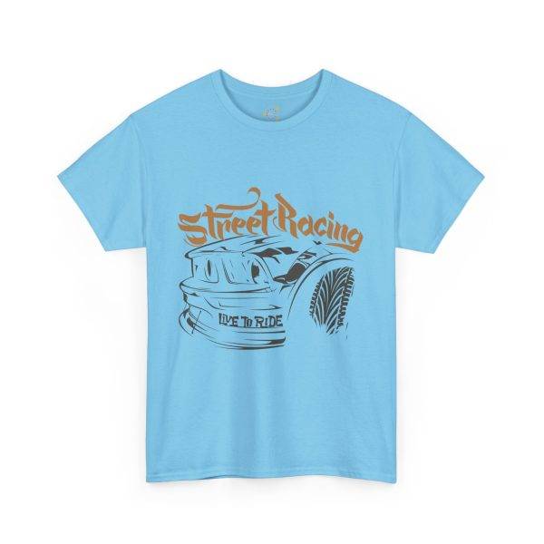 Street Racing Unisex Heavy Cotton Tee - Live to Ride Graphic Shirt