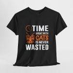 Time Spent with Cats Unisex Heavy Cotton Tee