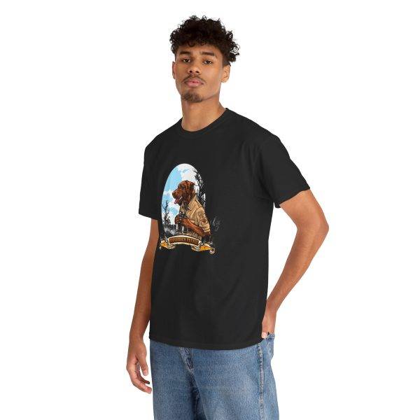 Vintage Dog Print Unisex Heavy Cotton Tee