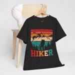 Hiker Vintage Graphic Unisex Heavy Cotton Tee - Perfect for Outdoor Adventures