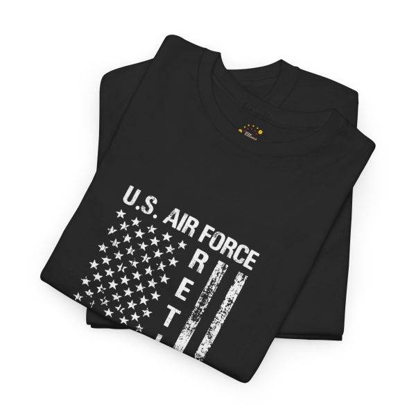 U.S. Air Force Retired Heavy Cotton Tee – Honor Your Service