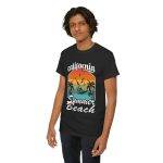 California Summer Beach Tee – Unisex Heavy Cotton T-Shirt for Travel Lovers