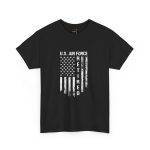 U.S. Air Force Retired Heavy Cotton Tee – Honor Your Service