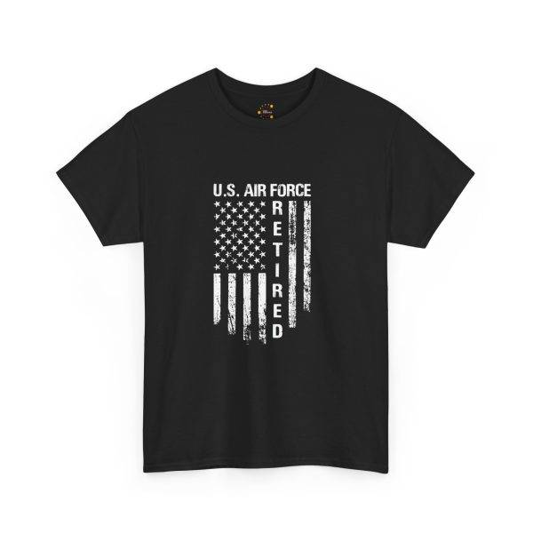 U.S. Air Force Retired Heavy Cotton Tee – Honor Your Service
