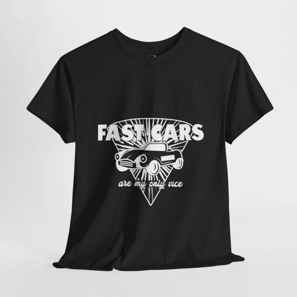 Fast Cars Unisex Heavy Cotton Tee - Automotive Enthusiast Shirt