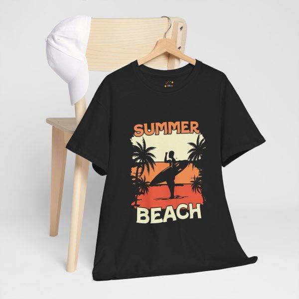 Summer Beach Unisex Heavy Cotton Tee - Perfect for Beach Days & Vacations Summer Beach Unisex Heavy Cotton Tee - Perfect for Beach Days & Vacations