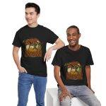 Dinosaur Graphic Unisex Heavy Cotton Tee - Vintage Style T-Shirt for Dino Lovers