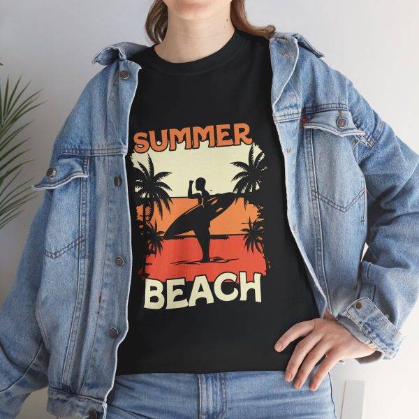 Summer Beach Unisex Heavy Cotton Tee - Perfect for Beach Days & Vacations Summer Beach Unisex Heavy Cotton Tee - Perfect for Beach Days & Vacations