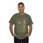 Patriotic Tribute USA Flag Unisex Heavy Cotton Tee - 'All Gave Some, Some Gave All'