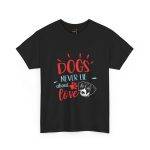 Unisex Heavy Cotton Tee - 'Dogs Never Lie About Love' - Pet Lover's Tee