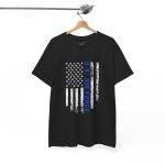 U.S. Air Force Flag Unisex Heavy Cotton Tee - Patriotic Graphic Shirt for Veterans and Supporters