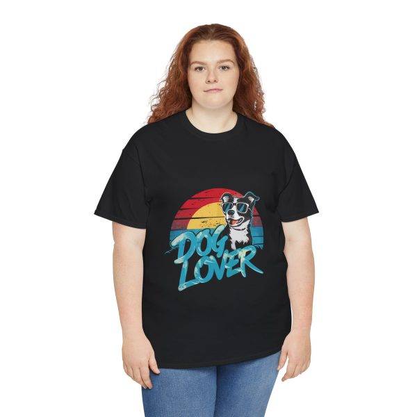 Retro Dog Lover Unisex Heavy Cotton Tee