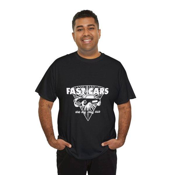 Fast Cars Unisex Heavy Cotton Tee - Automotive Enthusiast Shirt