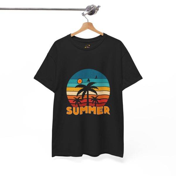 Retro Summer Vibes Unisex Heavy Cotton Tee