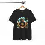 Beach Vibes Bear Unisex Heavy Cotton Tee - Chill Summer Style Beach Vibes Bear Unisex Heavy Cotton Tee - Chill Summer Style