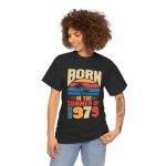 Born in the Summer of 1979 Unisex Heavy Cotton Tee - Retro Vibes T-Shirt Born in the Summer of 1979 Unisex Heavy Cotton Tee - Retro Vibes T-Shirt