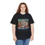 Wild and Free Unisex Heavy Cotton Tee – Vintage Retro Tiger Graphic