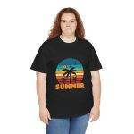 Retro Summer Vibes Unisex Heavy Cotton Tee