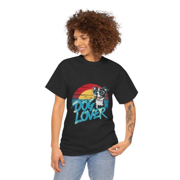 Retro Dog Lover Unisex Heavy Cotton Tee