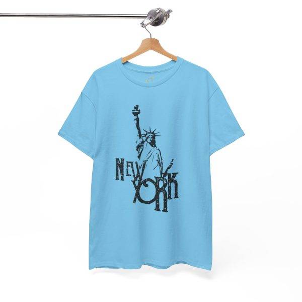 New York Liberty Unisex Heavy Cotton Tee - Vintage Inspired Graphic Tee