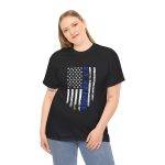 U.S. Air Force Flag Unisex Heavy Cotton Tee - Patriotic Graphic Shirt for Veterans and Supporters