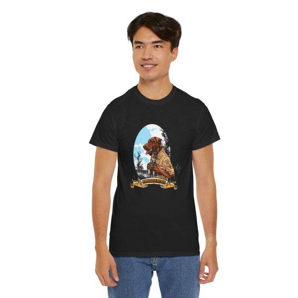 Vintage Dog Print Unisex Heavy Cotton Tee