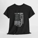 U.S. Air Force Retired Heavy Cotton Tee – Honor Your Service