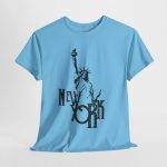 New York Liberty Unisex Heavy Cotton Tee - Vintage Inspired Graphic Tee