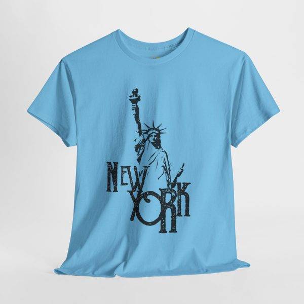 New York Liberty Unisex Heavy Cotton Tee - Vintage Inspired Graphic Tee