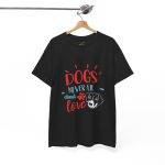 Unisex Heavy Cotton Tee - 'Dogs Never Lie About Love' - Pet Lover's Tee