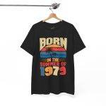 Born in the Summer of 1979 Unisex Heavy Cotton Tee - Retro Vibes T-Shirt Born in the Summer of 1979 Unisex Heavy Cotton Tee - Retro Vibes T-Shirt