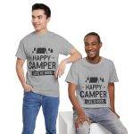 Happy Camper Unisex Heavy Cotton Tee - Life is Good Outdoor Shirt