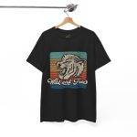 Wild and Free Unisex Heavy Cotton Tee – Vintage Retro Tiger Graphic