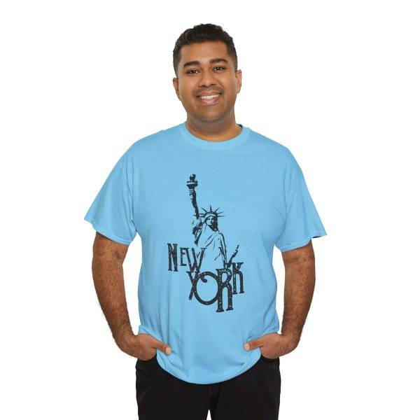 New York Liberty Unisex Heavy Cotton Tee - Vintage Inspired Graphic Tee
