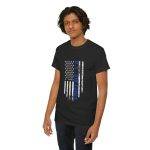 U.S. Air Force Flag Unisex Heavy Cotton Tee - Patriotic Graphic Shirt for Veterans and Supporters