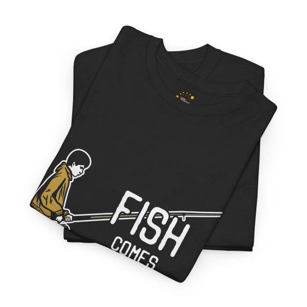 Fishing Patience Unisex Heavy Cotton Tee - Perfect Gift for Anglers