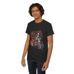 Born to Be Wild Unisex Heavy Cotton Tee - Motorcycle Skull Design