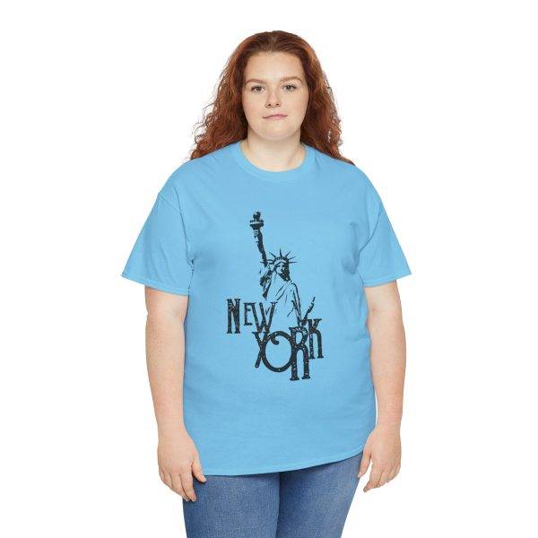 New York Liberty Unisex Heavy Cotton Tee - Vintage Inspired Graphic Tee