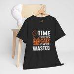 Time Spent with Cats Unisex Heavy Cotton Tee