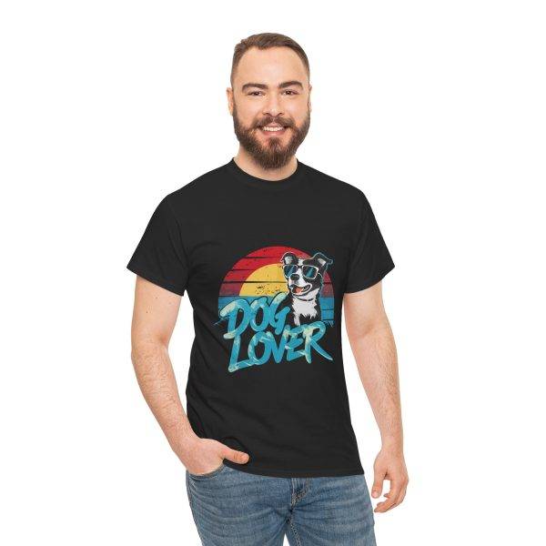 Retro Dog Lover Unisex Heavy Cotton Tee