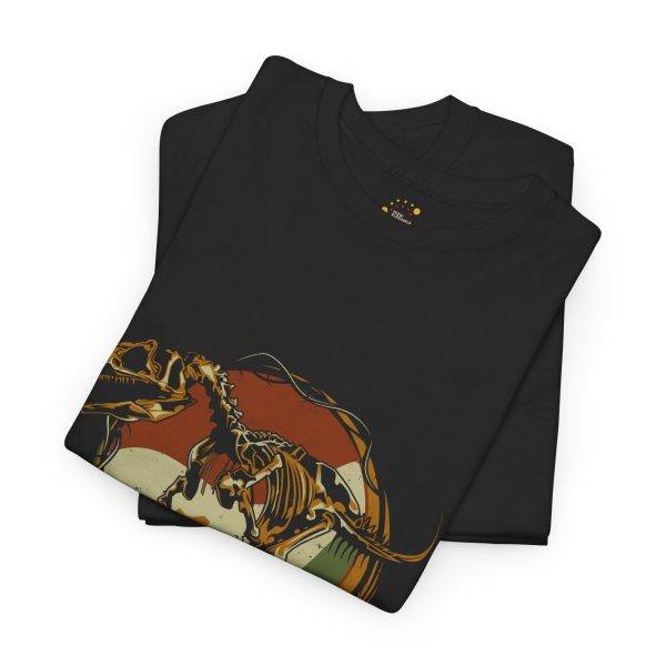Dinosaur Graphic Unisex Heavy Cotton Tee - Vintage Style T-Shirt for Dino Lovers