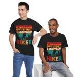 Hiker Vintage Graphic Unisex Heavy Cotton Tee - Perfect for Outdoor Adventures