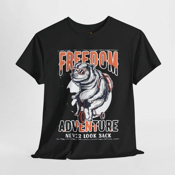 Freedom Adventure Heavy Cotton Tee - Never Look Back Design