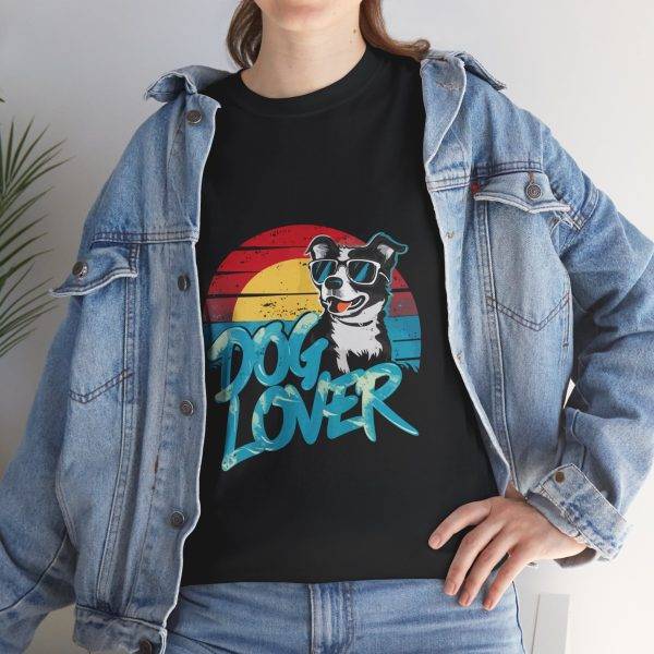 Retro Dog Lover Unisex Heavy Cotton Tee