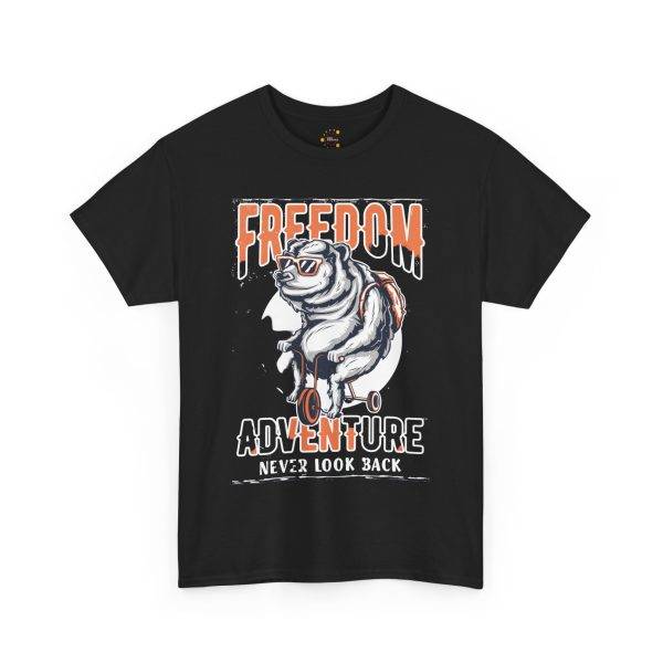 Freedom Adventure Heavy Cotton Tee - Never Look Back Design